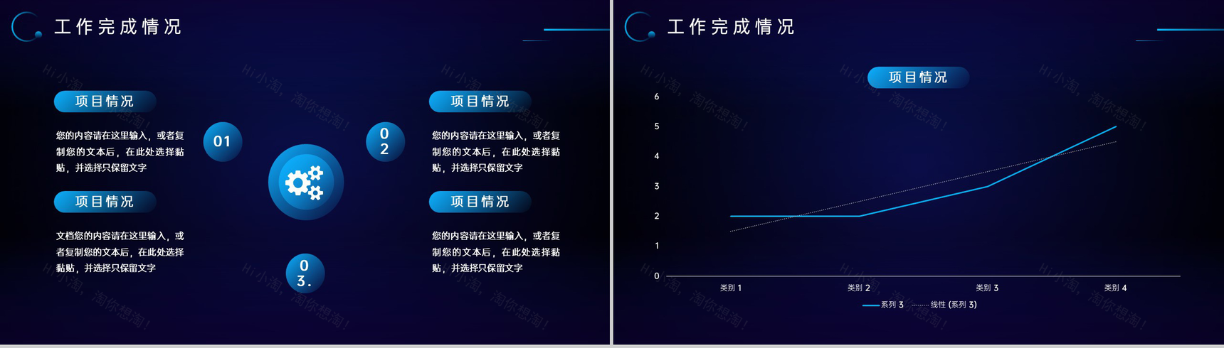 蓝色科技风IT互联网述职汇报部门季度总结PPT模板-6