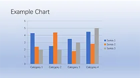 渐变背景PPT表格模板素材