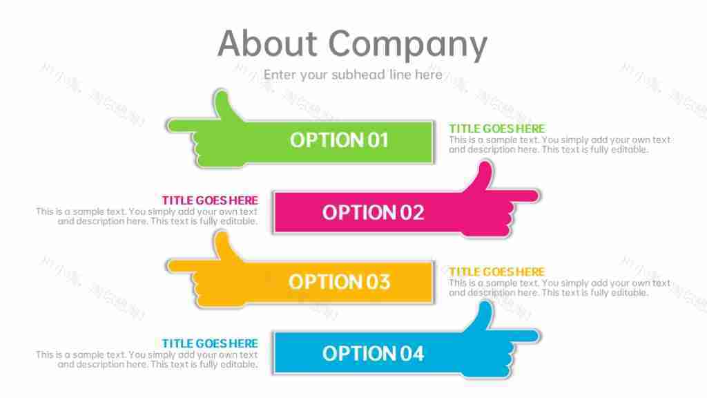 多彩商务数据图表合集占比分析PPT图表模板-26