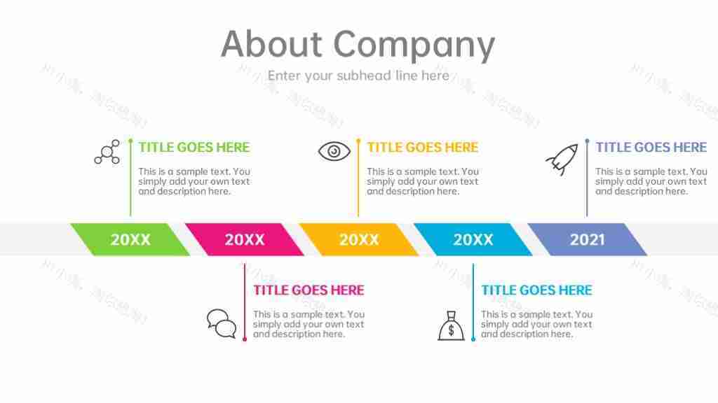多彩商务数据图表合集占比分析PPT图表模板-2