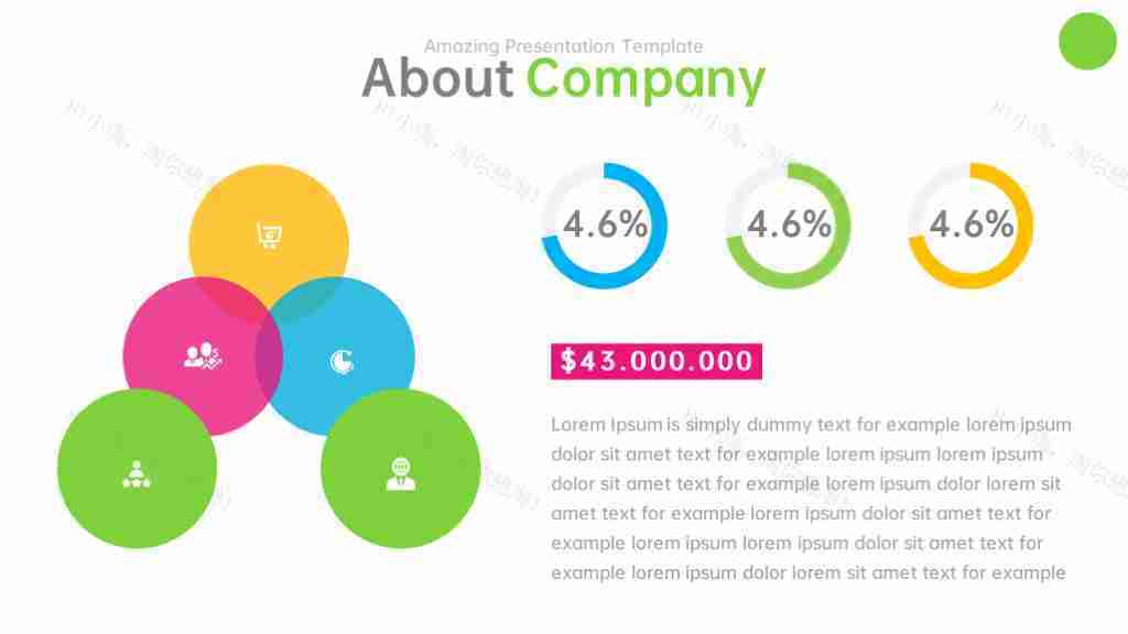 多彩商务风数据展示多功能图表合集PPT图表模板-19