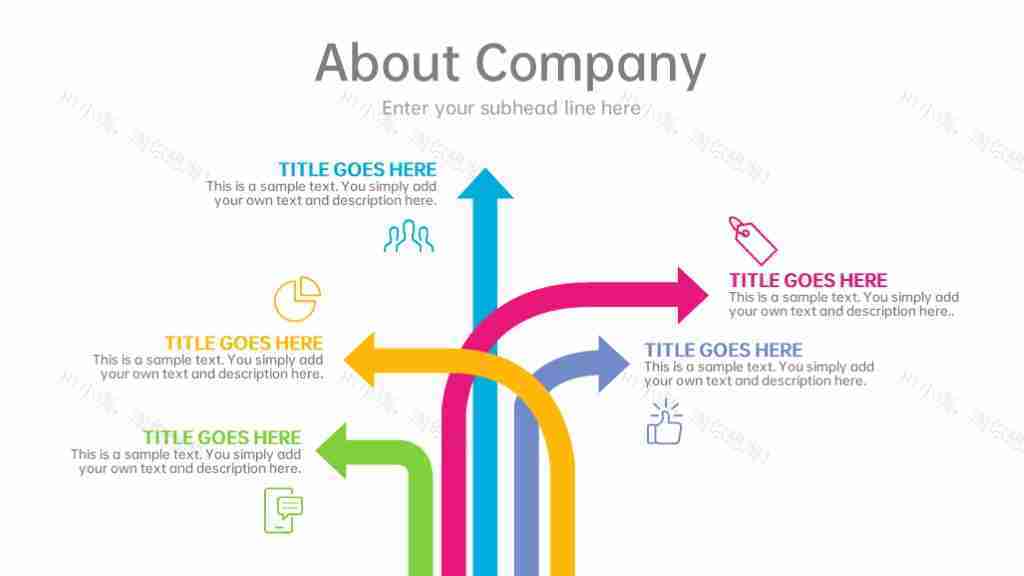 多彩商务数据图表合集占比分析PPT图表模板-41