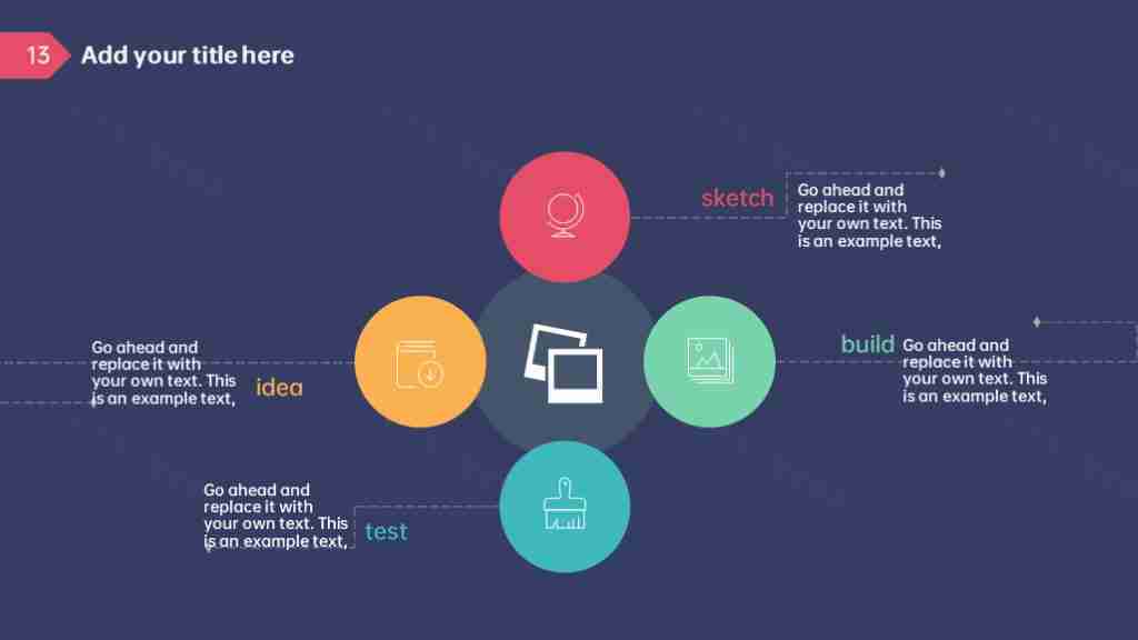 大气商务数据分析总结图表合集PPT图表模板-14