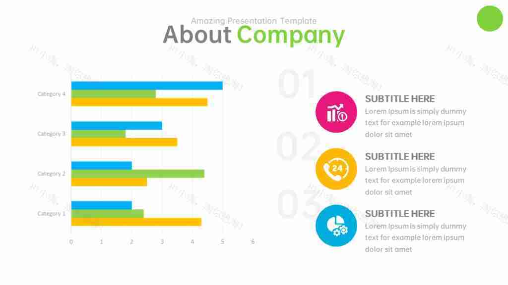 多彩商务风数据展示多功能图表合集PPT图表模板-39