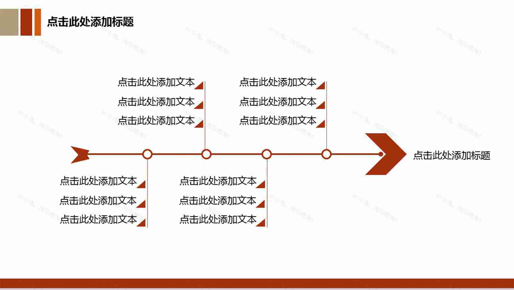 简洁鱼骨结构分析图-2