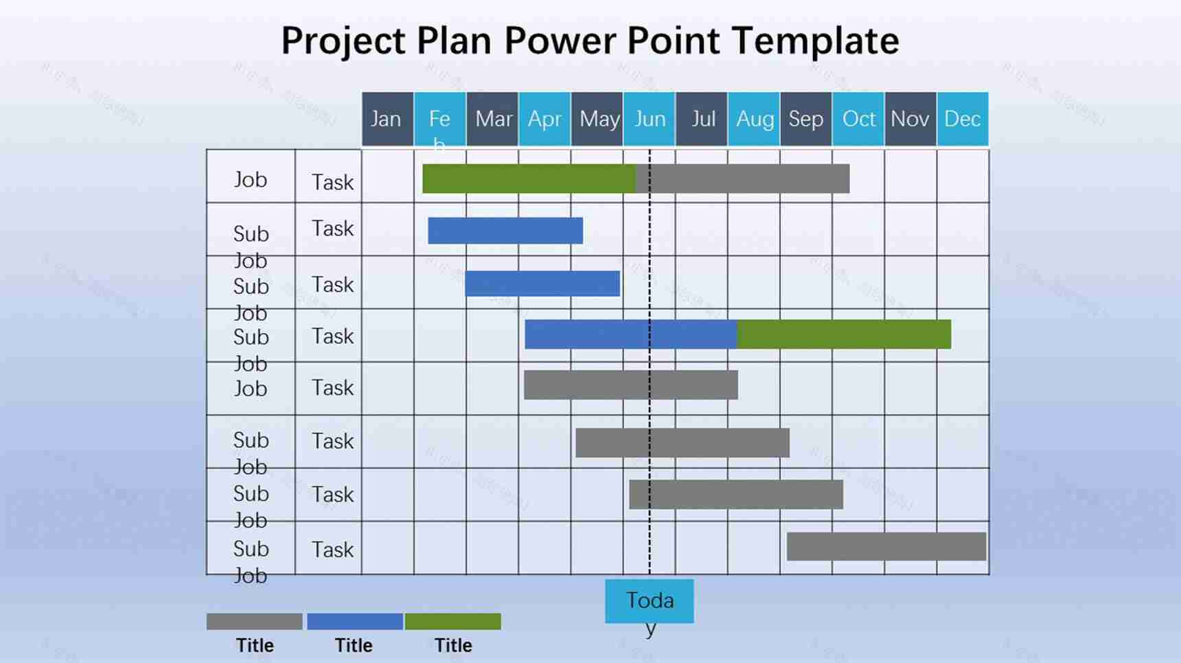 时尚简洁实用数据表格PPT图表模板-1