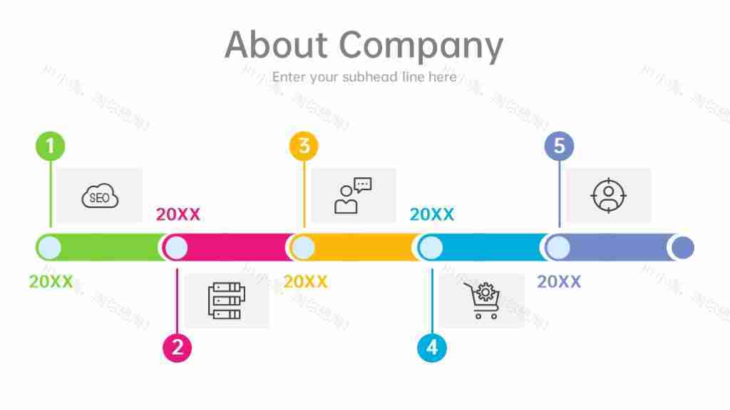 多彩商务数据图表合集占比分析PPT图表模板-4