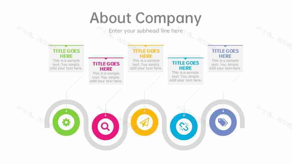 多彩商务数据图表合集占比分析PPT图表模板-38