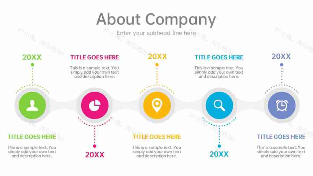 多彩商务数据图表合集占比分析PPT图表模板-36