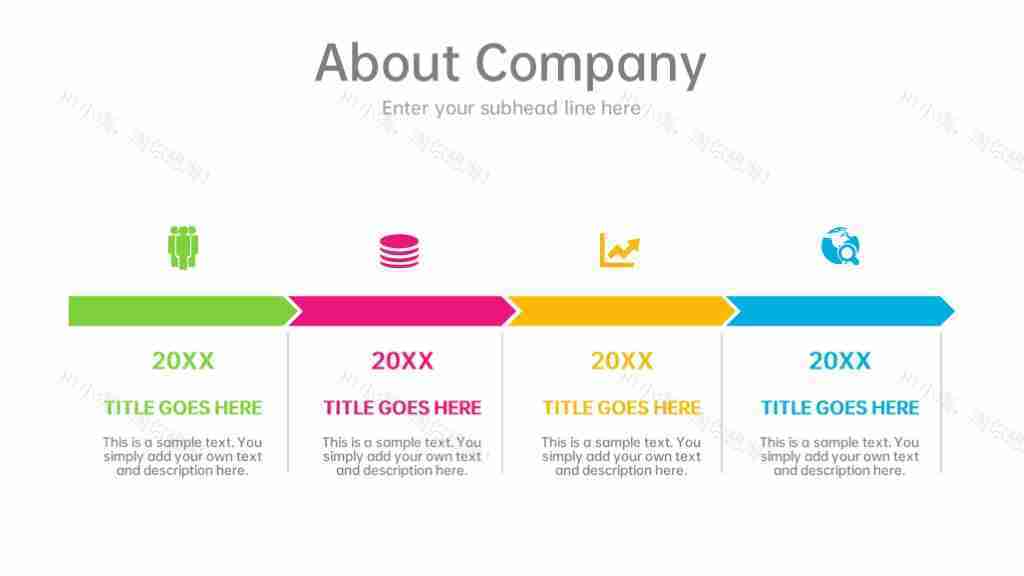 多彩商务数据图表合集占比分析PPT图表模板-6