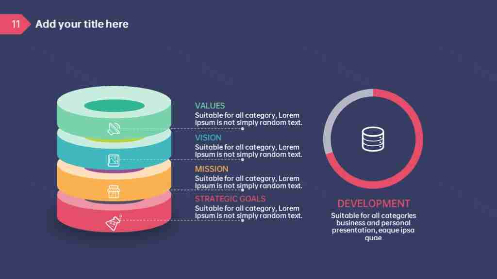 大气商务数据分析总结图表合集PPT图表模板-12