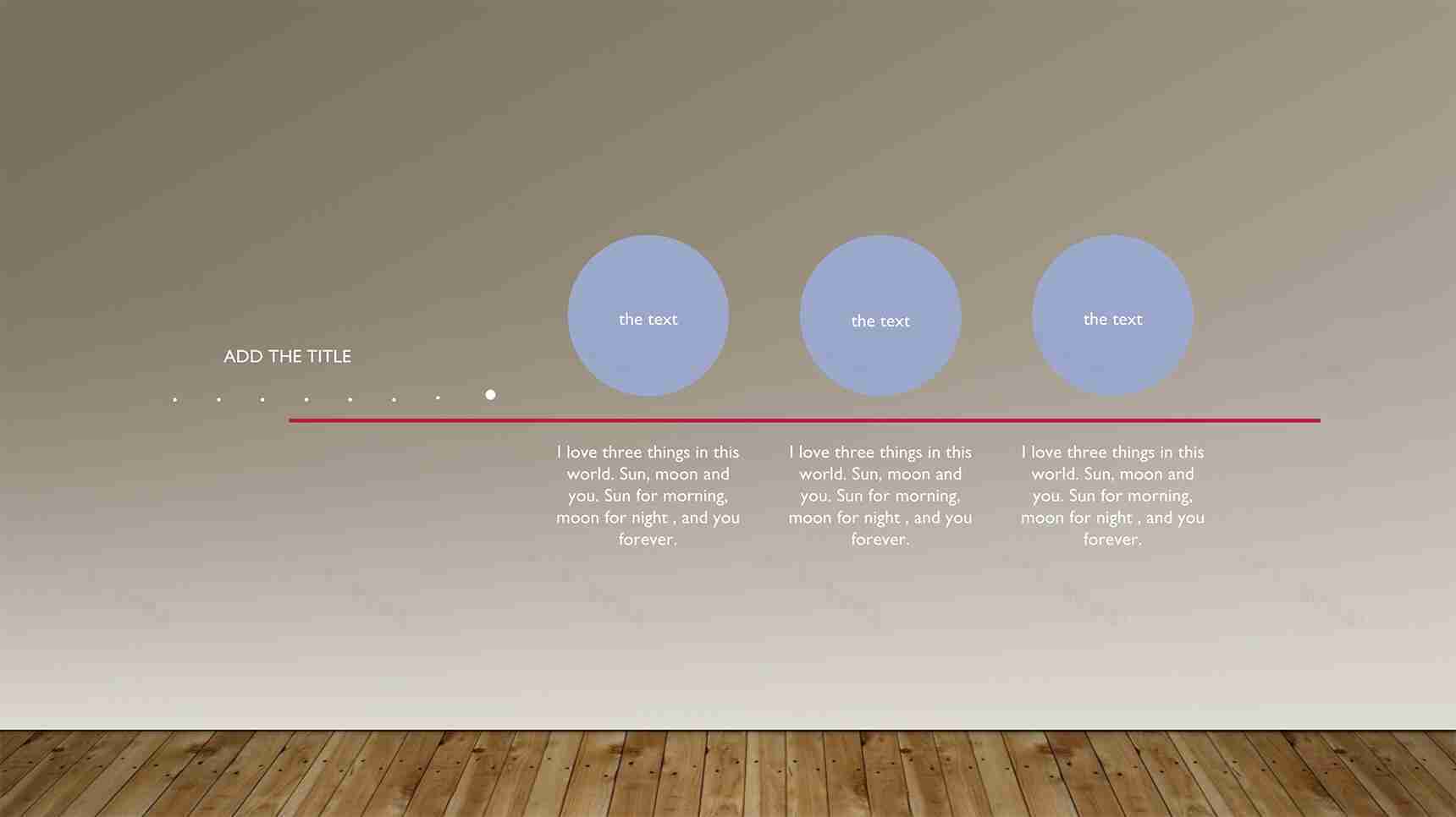 时尚简约渐变流程图PPT图表-1