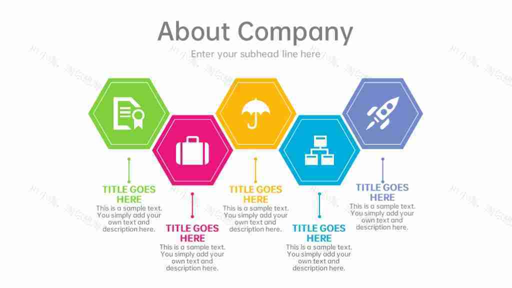 多彩商务数据图表合集占比分析PPT图表模板-13