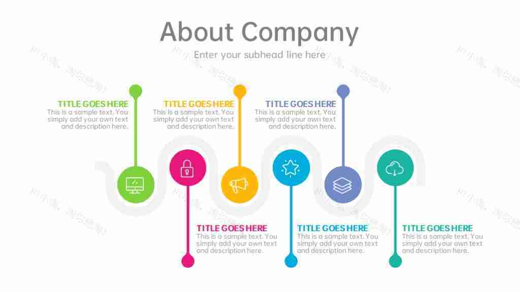多彩商务数据图表合集占比分析PPT图表模板-35