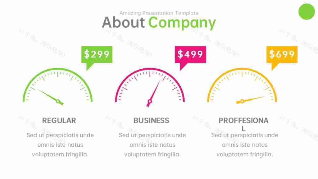 多彩商务风数据展示多功能图表合集PPT图表模板-33