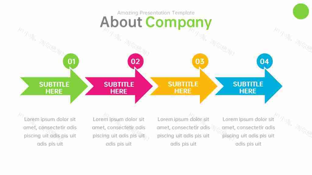 多彩商务风数据展示多功能图表合集PPT图表模板-24