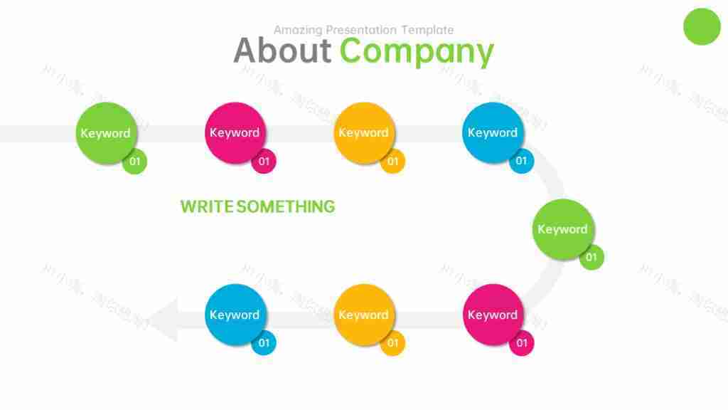 多彩商务风数据展示多功能图表合集PPT图表模板-25