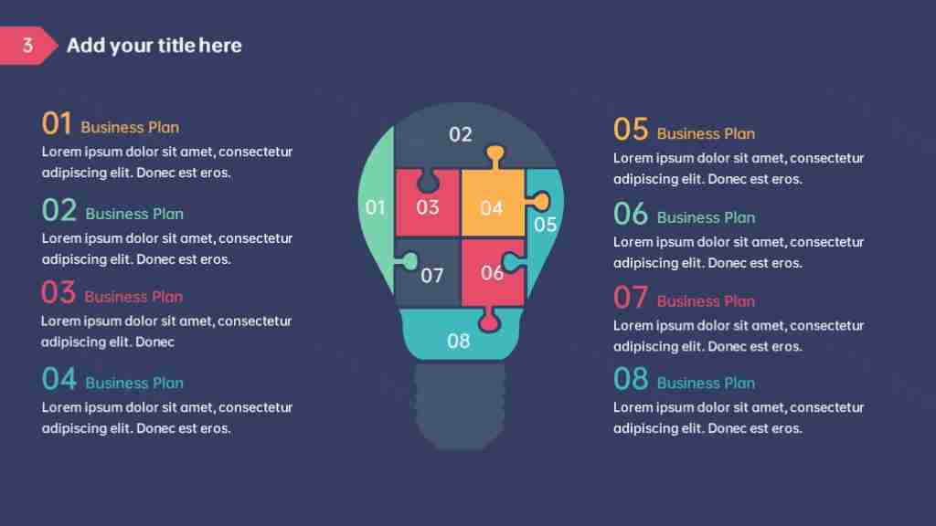 大气商务数据分析总结图表合集PPT图表模板-4