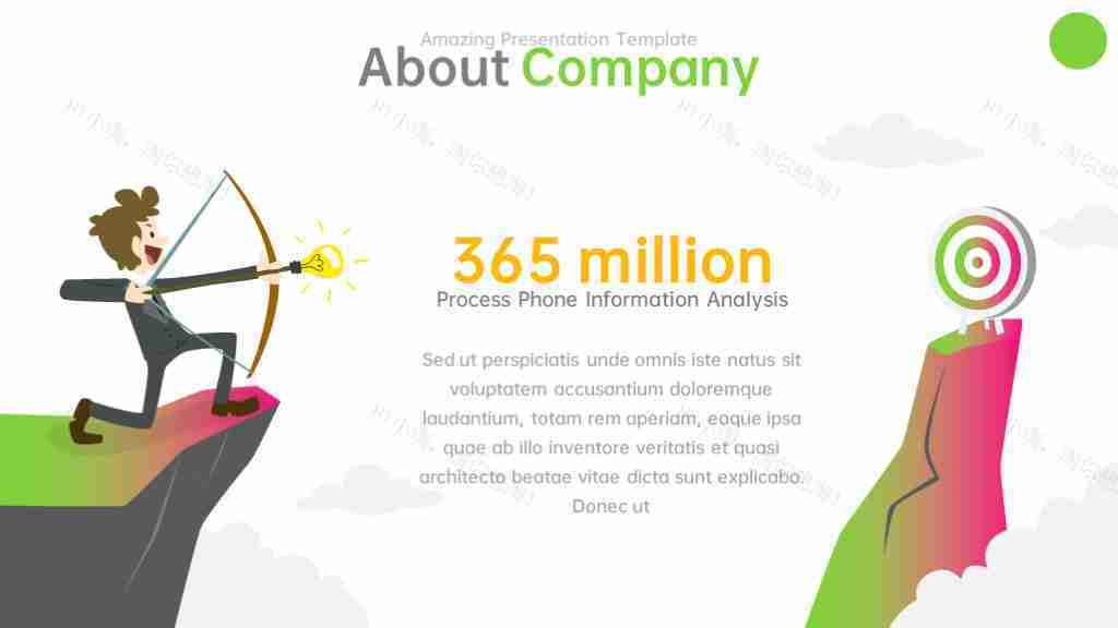 多彩商务风数据展示多功能图表合集PPT图表模板-11