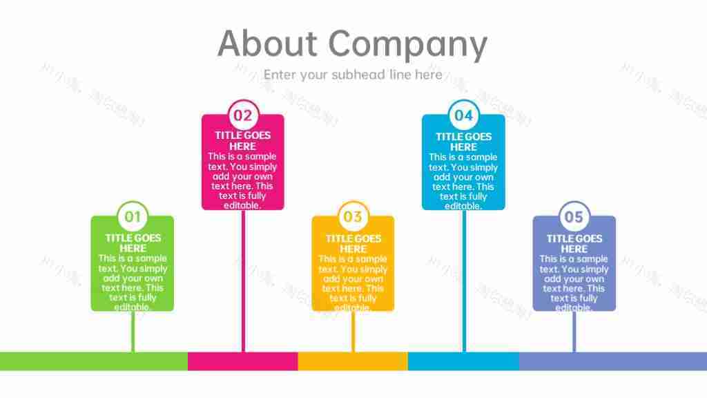 多彩商务数据图表合集占比分析PPT图表模板-33