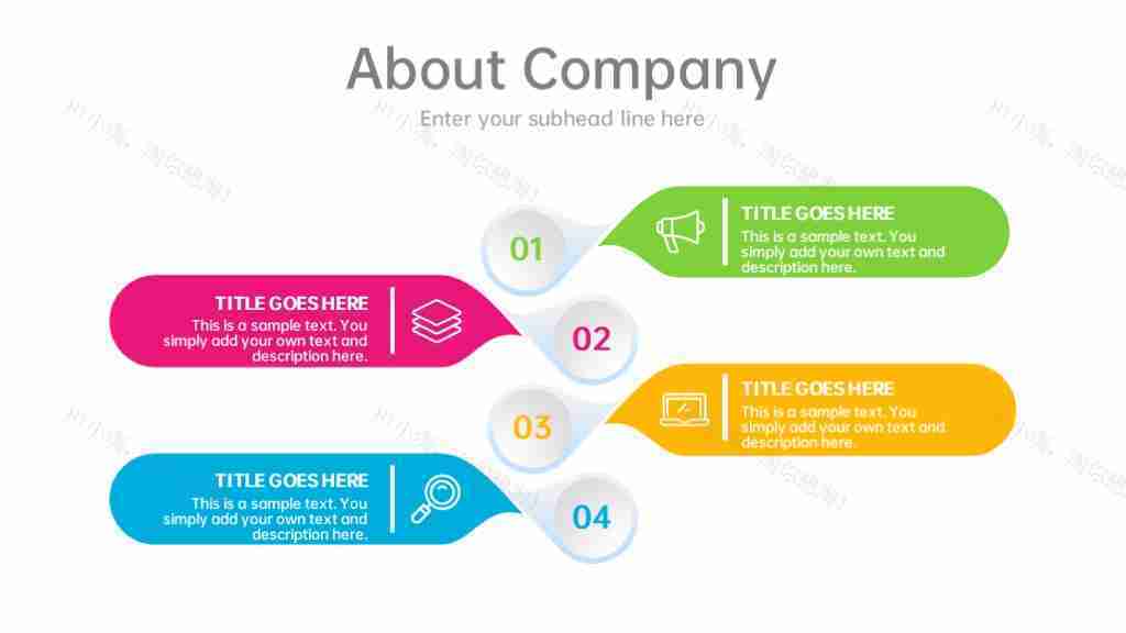 多彩商务数据图表合集占比分析PPT图表模板-25