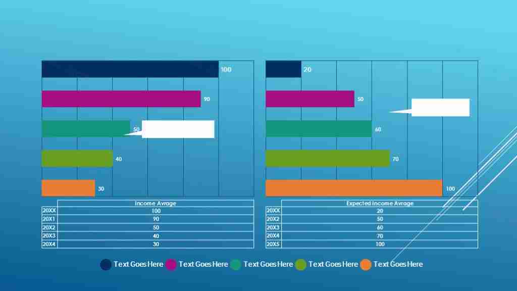 数据清晰比对甘特图PPT模板-1