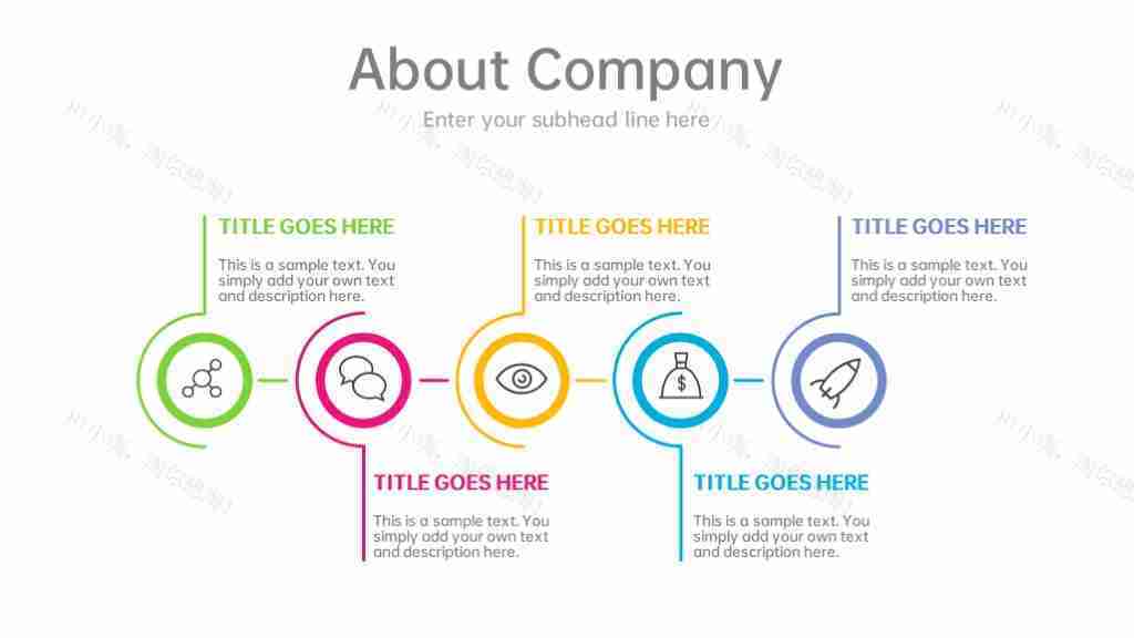 多彩商务数据图表合集占比分析PPT图表模板-29