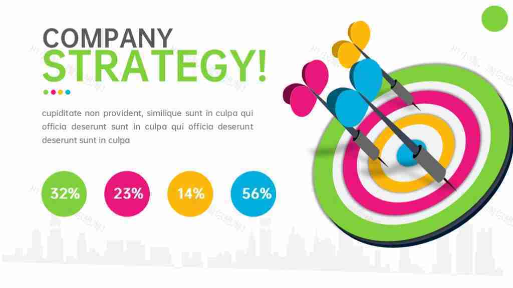 多彩商务风数据展示多功能图表合集PPT图表模板-4