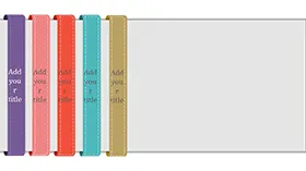 小清新立体创意图表