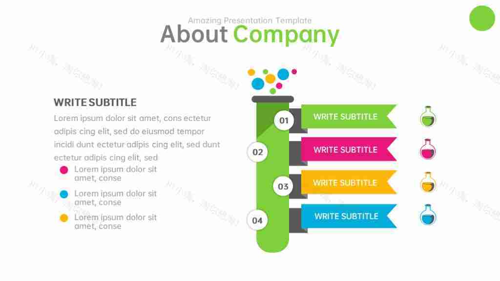 多彩商务风数据展示多功能图表合集PPT图表模板-31