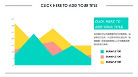 缤纷糖果色面积图数据图表