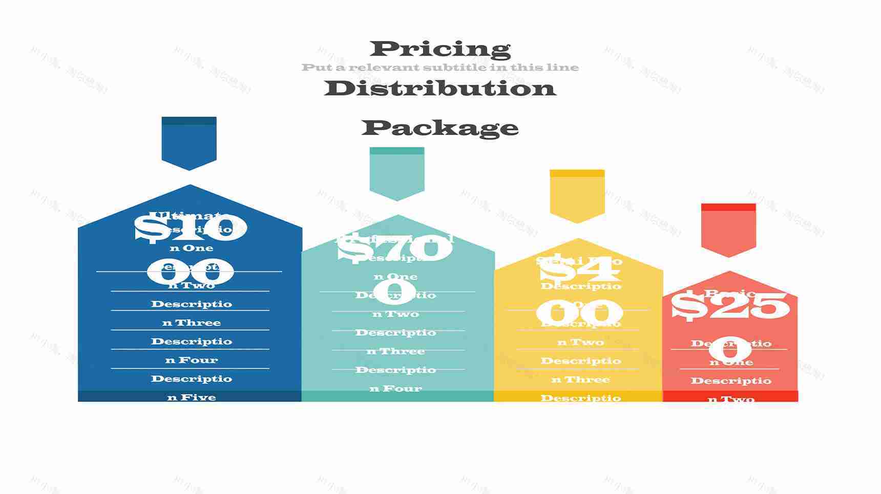 详细价格报价表格PPT模板-2