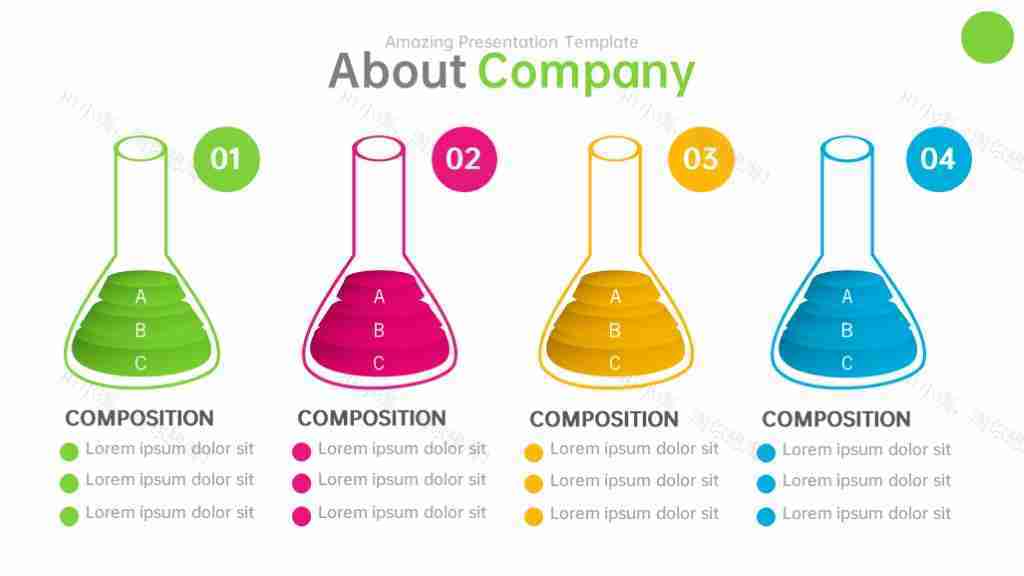 多彩商务风数据展示多功能图表合集PPT图表模板-34
