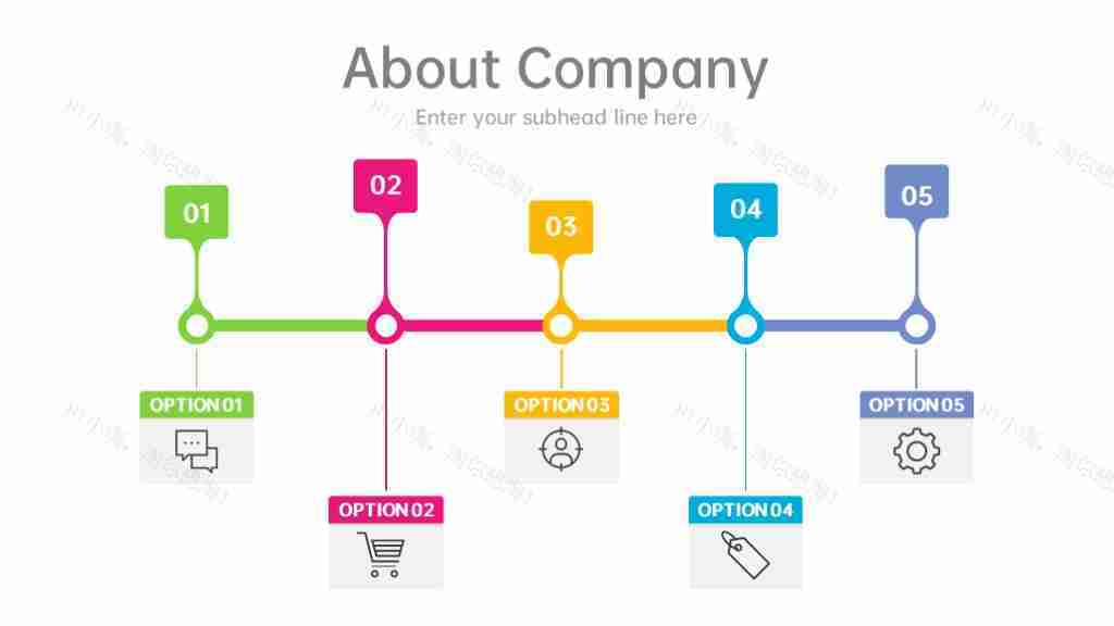多彩商务数据图表合集占比分析PPT图表模板-32