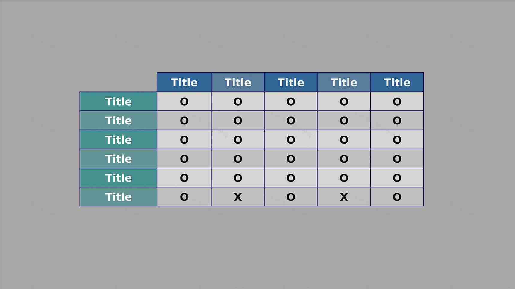 平面淡雅简约表格PPT图表模板-1