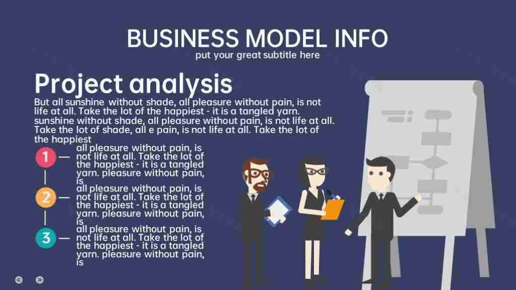 精美扁平化图表合集数据展示商务汇报PPT图表模板-7