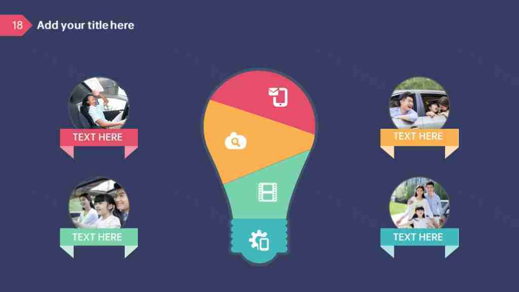 大气商务数据分析总结图表合集PPT图表模板-19