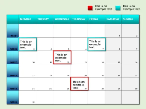 淡雅简约甘特图图表PPT模板