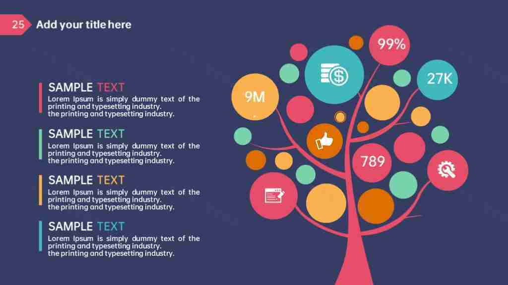 大气商务数据分析总结图表合集PPT图表模板-26