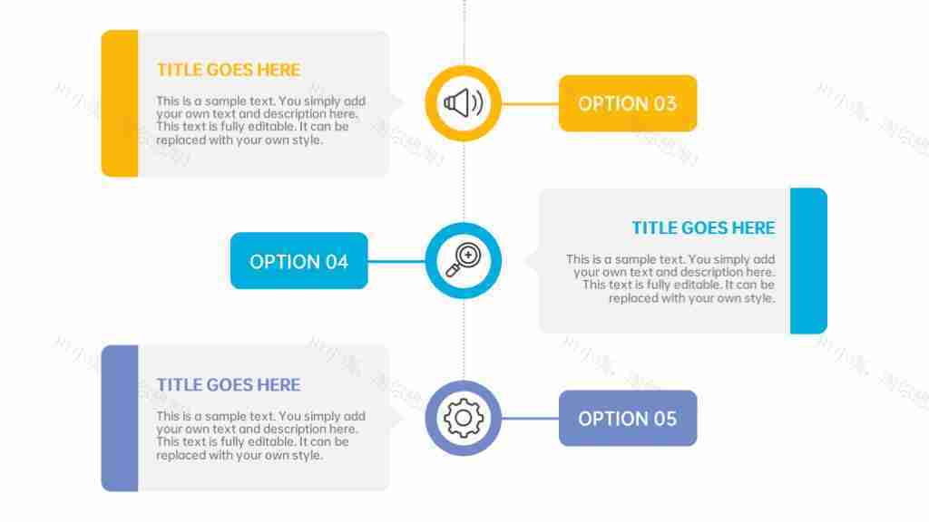 多彩商务数据图表合集占比分析PPT图表模板-23