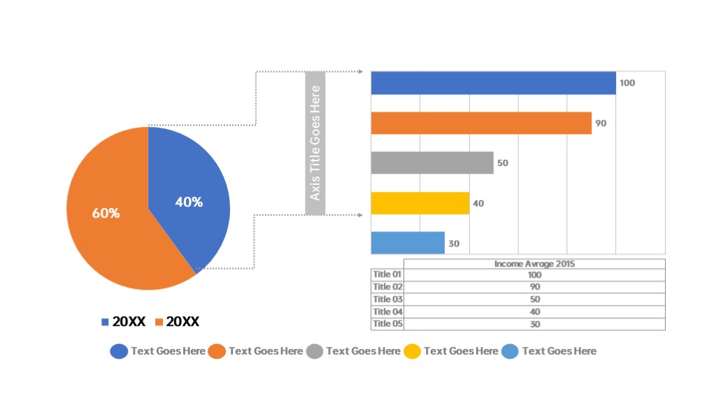 圆形饼状图比例查看PPT模板
