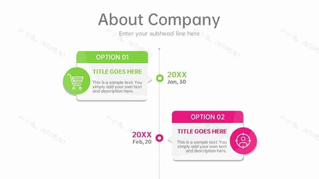 多彩商务数据图表合集占比分析PPT图表模板-18