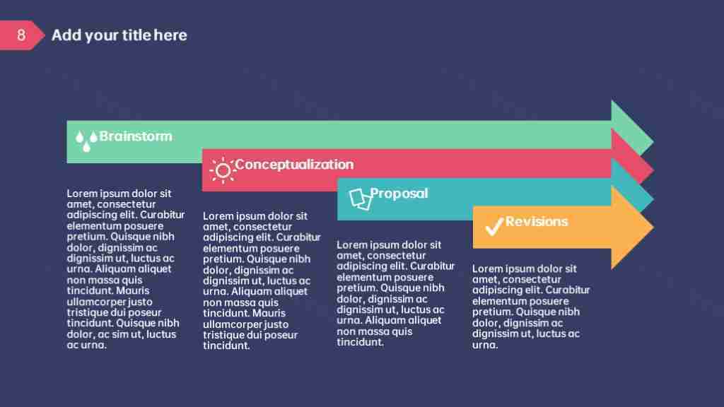 大气商务数据分析总结图表合集PPT图表模板-9