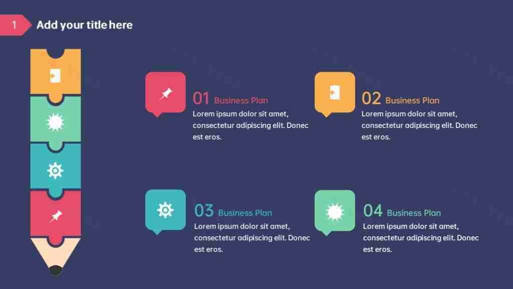 大气商务数据分析总结图表合集PPT图表模板-2