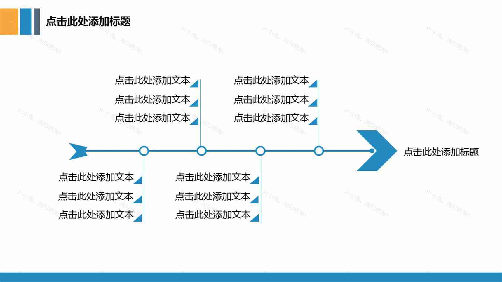 简洁鱼骨结构分析图-1