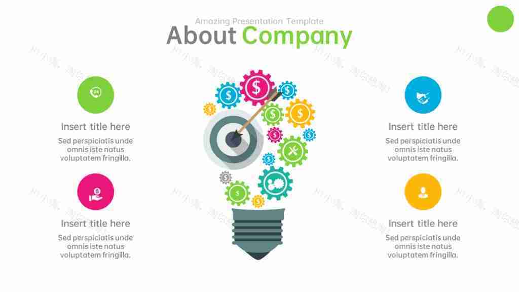 多彩商务风数据展示多功能图表合集PPT图表模板-2