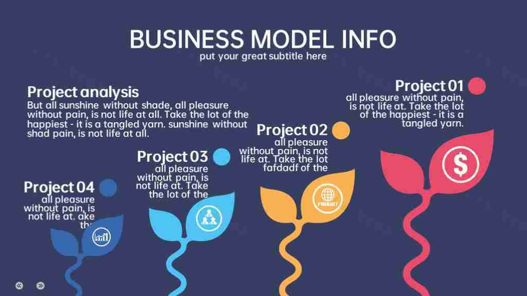精美扁平化图表合集数据展示商务汇报PPT图表模板-12
