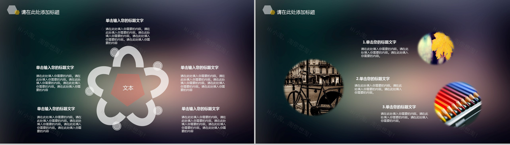 欧美商务唯美大气产品宣传推广PPT模板-10