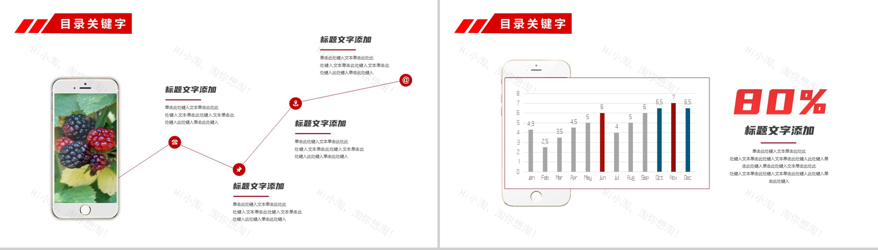 健康饮食水果果蔬营养搭配PPT模板-5