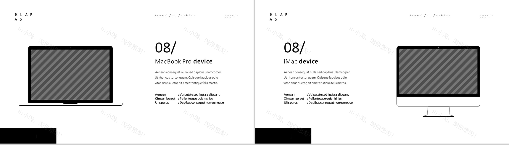 黑色简约动态手机电脑展示图标PPT模板-3